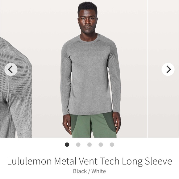 lululemon athletica Other - Lululemon Athletica Black Long Sleeve Tee